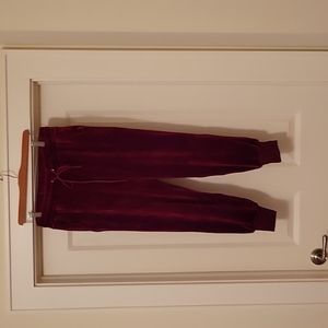 Harlowe & Graham velour joggers, size S